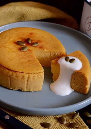 簡単★パンプキンスパイスチーズケーキ-レシピのメイン写真