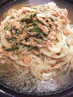 【混ぜるだけ!】ツナと大葉のさっぱり素麺-レシピのメイン写真