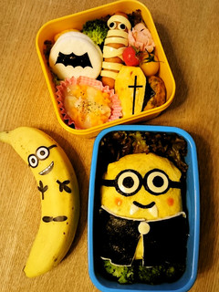 ミニオンハロウィンキャラ弁-レシピのメイン写真