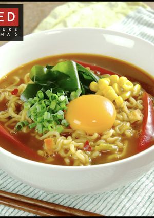簡単激ウマ！ぽん助流カレー辛ラーメン-レシピのメイン写真