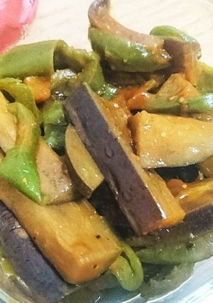 茄子とピーマンのピリ辛中華炒め-レシピのメイン写真