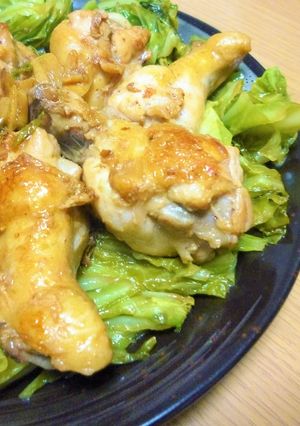 冬味★手羽とキャベツの冬煮込み-レシピのメイン写真