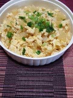 大根と豆腐と卵の炒め煮-レシピのメイン写真