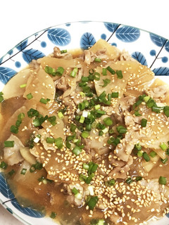 子供に好評♡カンタン酢で豚バラ大根炒め♡-レシピのメイン写真