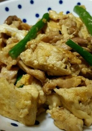豆腐と豚肉のオイスター風味チャンプルー-レシピのメイン写真
