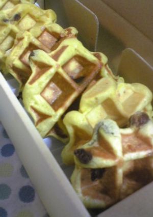♡◆♥パンプキン＆チョコワッフル♥◆♡-レシピのメイン写真