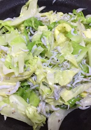 【レンジで！】キャベツとしらすの和え物-レシピのメイン写真