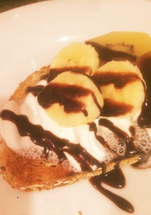 ウィップクリーム☆バナナ・キウイトースト-レシピのメイン写真