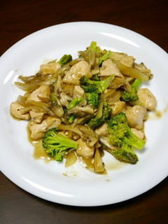 簡単!むね肉と舞茸のトリュフソテー-レシピのメイン写真