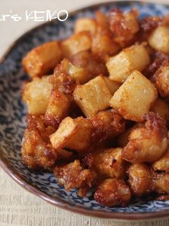 長芋と鶏ひざナンコツの唐揚げ -レシピのメイン写真