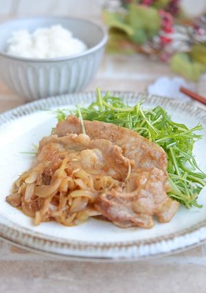豚ロース肉の生姜焼き-レシピのメイン写真