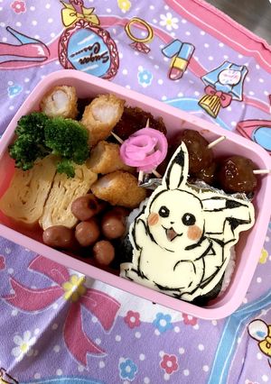 ピカチュー弁当-レシピのメイン写真