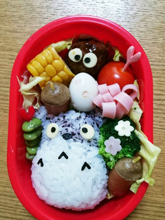 ♥トトロのキャラ弁♥-レシピのメイン写真