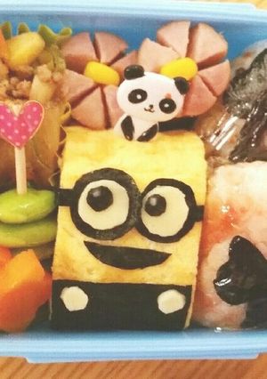 ミニオン弁当-レシピのメイン写真
