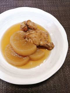 手羽元と大根の炊いたん✤関西風-レシピのメイン写真