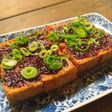 簡単ピリ辛おつまみ、厚揚げ焼き麻婆豆腐