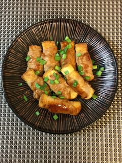 厚揚げと豚ロース肉巻き-レシピのメイン写真