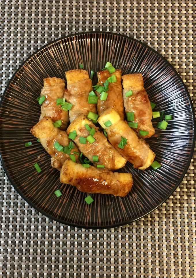 厚揚げと豚ロース肉巻き-レシピのメイン写真