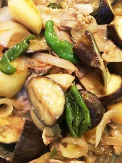 豚バラとなすの味噌炒め-レシピのメイン写真