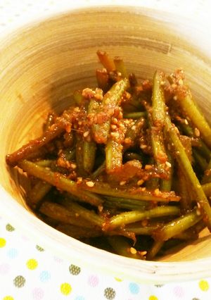 食べやすい♪芋づるのコク甘すりごま炒め☆-レシピのメイン写真