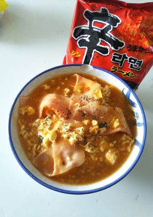 ピリ辛!!洋風辛ラーメン-レシピのメイン写真