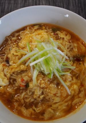 玉子とじ辛ラーメン-レシピのメイン写真