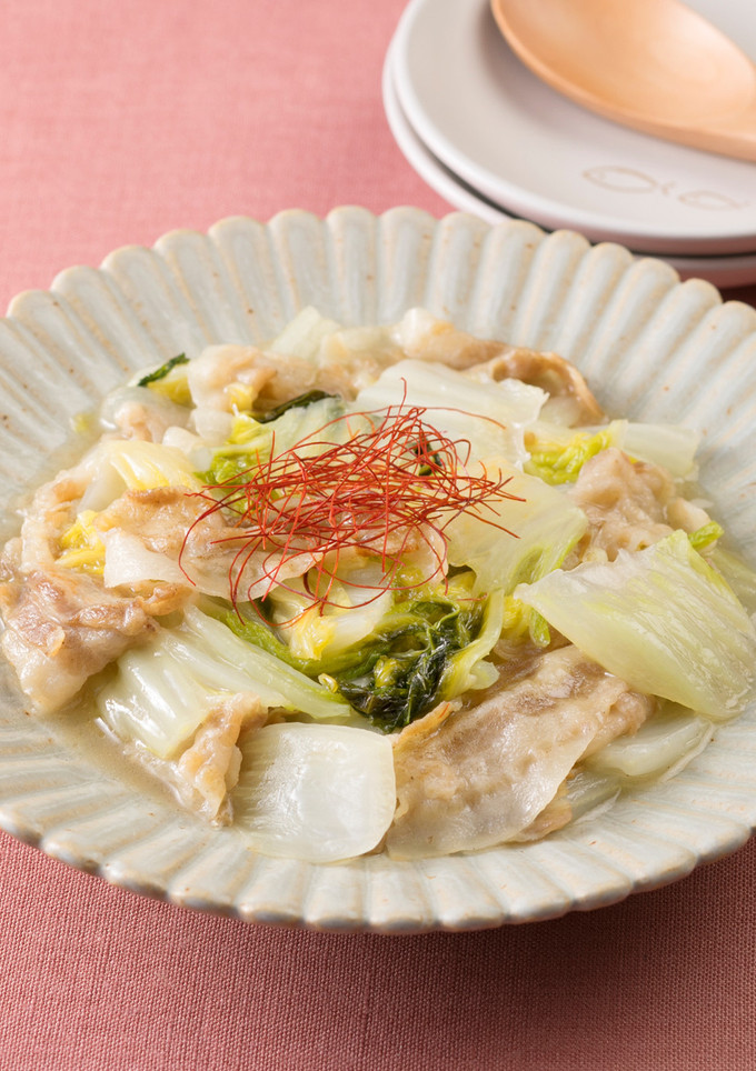 白菜と豚肉のとろとろうまみ煮込み♪-レシピのメイン写真