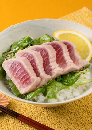 レアまぐろのさっぱり☆塩レモン丼-レシピのメイン写真