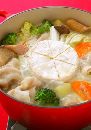 カマンベールチーズごま豆乳鍋-レシピのメイン写真