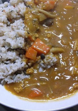 かぼちゃときのこヘルシーカレー-レシピのメイン写真