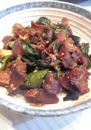 おつまみに♪焼肉タレで砂肝煮-レシピのメイン写真
