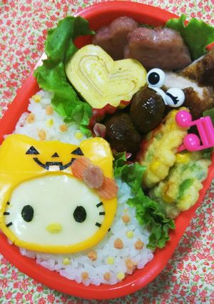 簡単♪ハローキティ☆ハロウィン-レシピのメイン写真