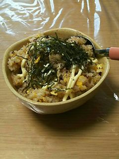 ツナマヨパスタソースでチャーハン-レシピのメイン写真