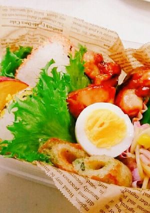 むぅひな練習試合のお弁当10/8-レシピのメイン写真