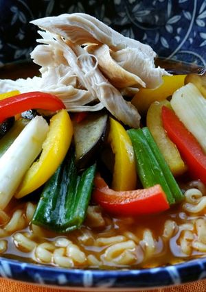辛ラーメンで疲労回復-レシピのメイン写真