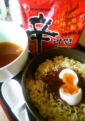 辛ラーメン❤Wつけ麺❤甘味噌肉そぼろ❤♪-レシピのメイン写真