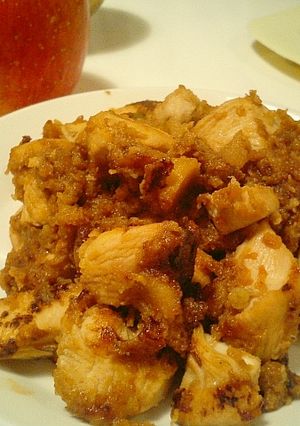 すりおろしリンゴの鶏肉炒め-レシピのメイン写真