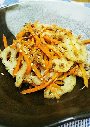 味付け不要☆レンコンのサバ缶きんぴら-レシピのメイン写真