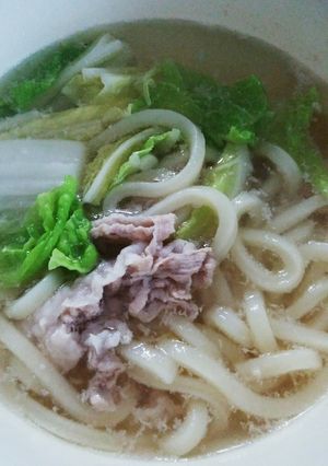 豚しゃぶゴマだれつけうどん-レシピのメイン写真