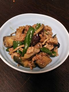 なすとひき肉味噌炒め-レシピのメイン写真