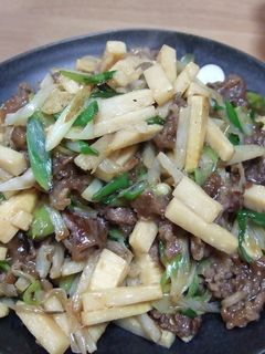 長ネギと牛肉のオイスター炒め-レシピのメイン写真