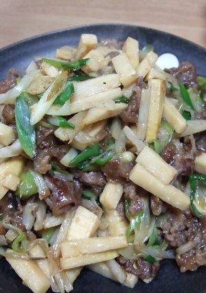 長ネギと牛肉のオイスター炒め-レシピのメイン写真