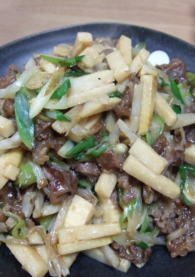 長ネギと牛肉のオイスター炒め-レシピのメイン写真