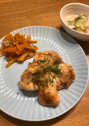 香ばしおかか焼きで柔らか胸肉-レシピのメイン写真