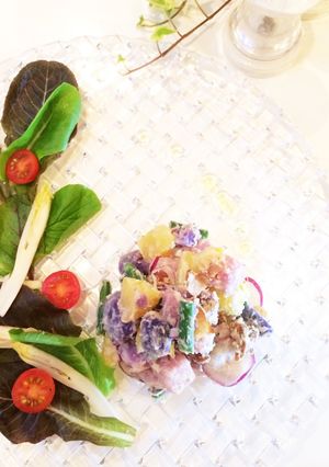 女子会に♡カラフルポテトサラダ♪-レシピのメイン写真