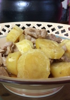 さつまいもの麺つゆレモン煮-レシピのメイン写真