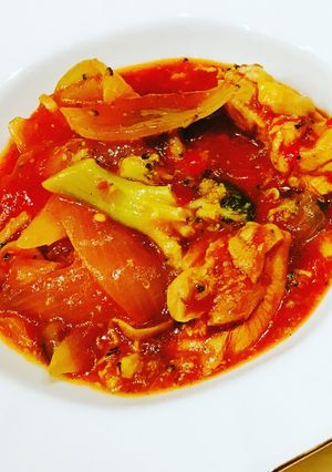 鶏肉のトマト煮-レシピのメイン写真