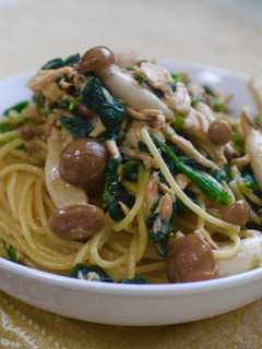 ツナ松茸吸い物パスタ-レシピのメイン写真