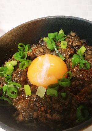 甘辛生姜風味☆残り野菜のそぼろ丼☆-レシピのメイン写真