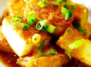 厚揚げステーキ～おろし玉葱ステーキソース-レシピのメイン写真